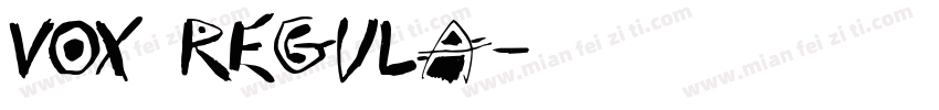 Vox Regula字体转换